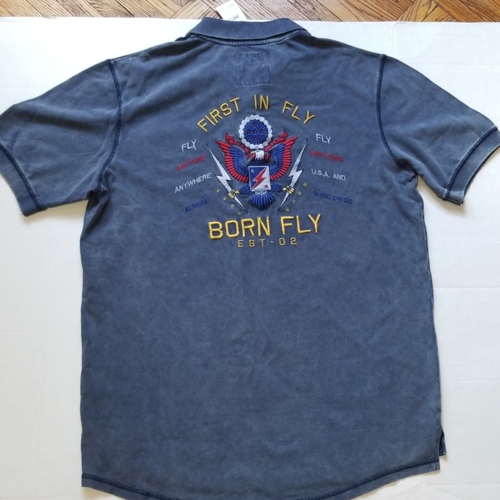 BORN FLY Polo Shirt RN138140 sz XL NWT MSRP $ 52